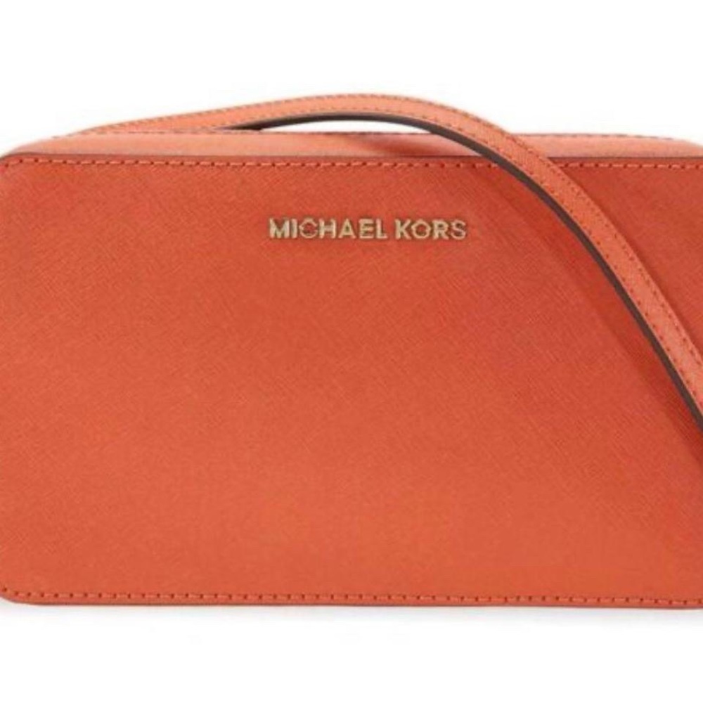 Authentic Michael Kors Burnt Orange Crossbody Bag